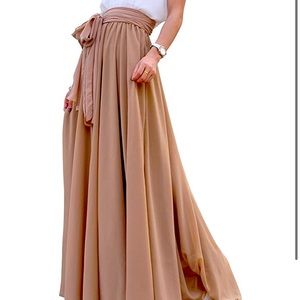 Stunning Chiffon Maxi Skirt